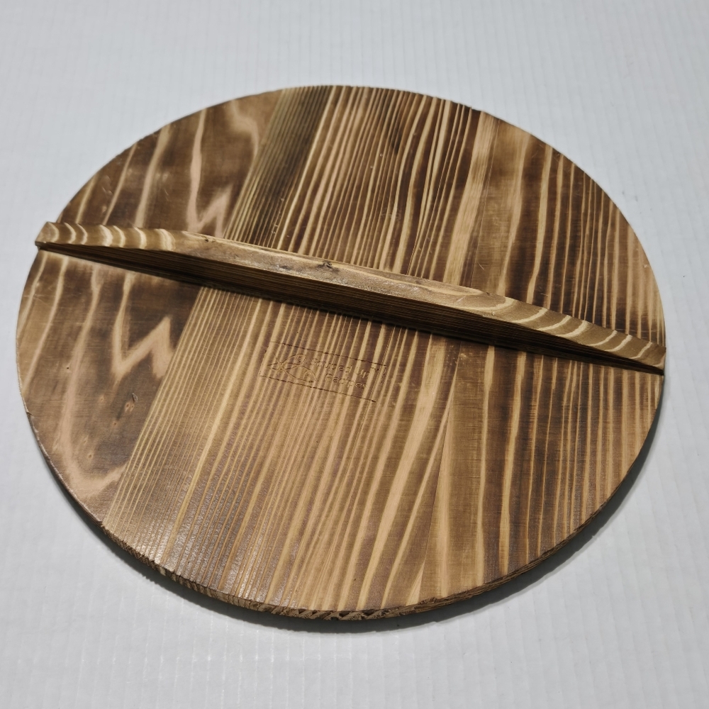 12” Wok Wooden Lid